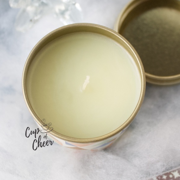 ✨2/$20 💙Blue Coral& Driftwood Mini Soy Wax Candle - Picture 4 of 5